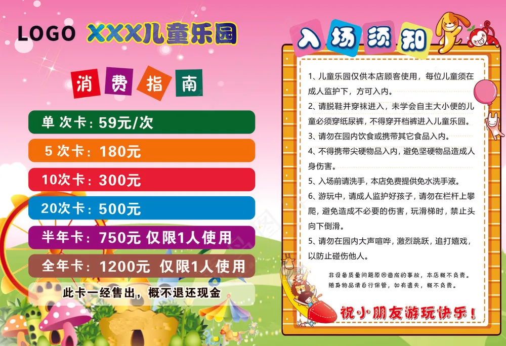 儿童乐园消费指南
