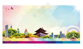 天津展板背景