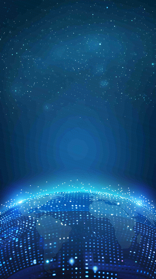 深蓝色科技背景