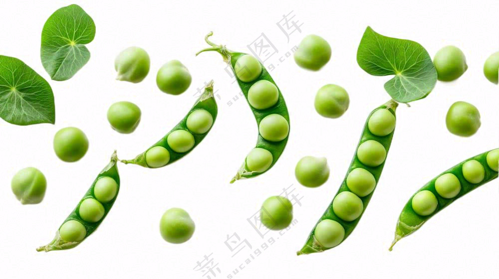 豌豆青豆蔬菜免抠