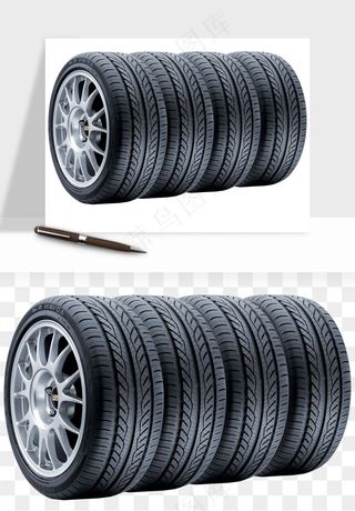 轮胎汽车零件png免抠