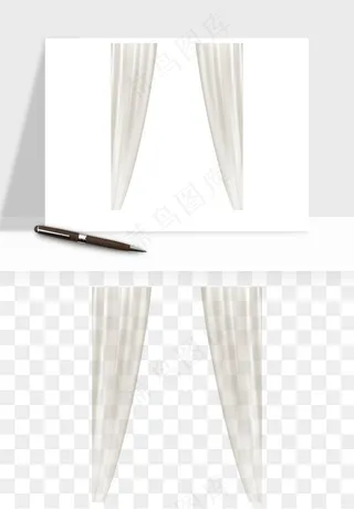 窗帘幕布帷幕png免抠