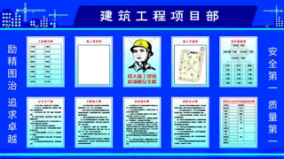 五牌一图五牌一图工地公示牌