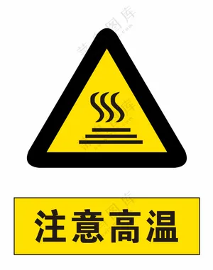 注意高温警示标识