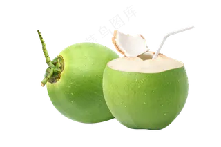 椰子汁透明底图