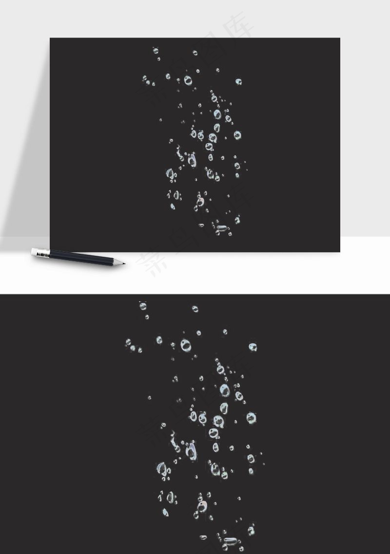 雨水雨滴水珠下雨元素png免抠