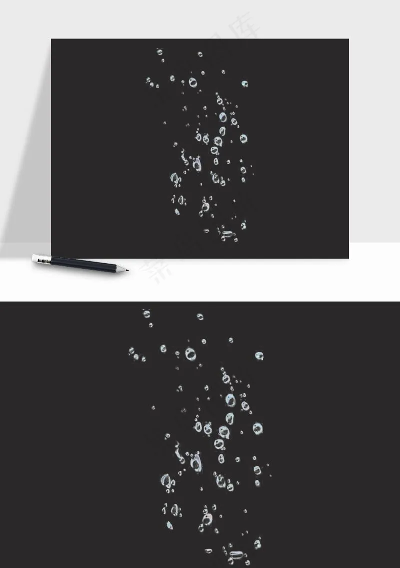 雨水雨滴水珠下雨元素png免抠
