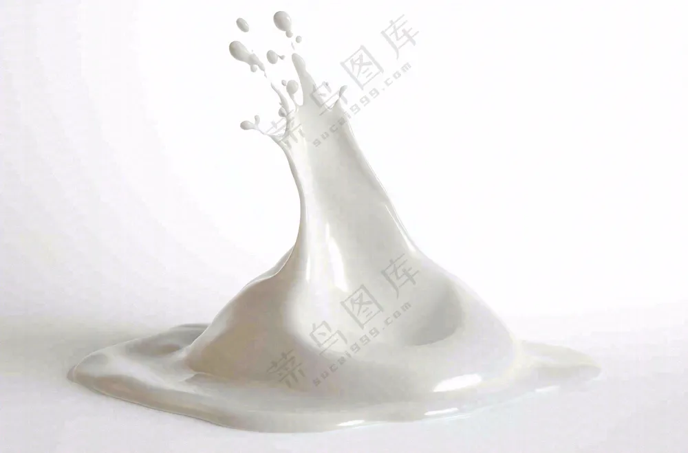 白色的牛奶飞溅摄影图