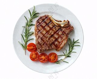 牛排番茄西餐食物免抠