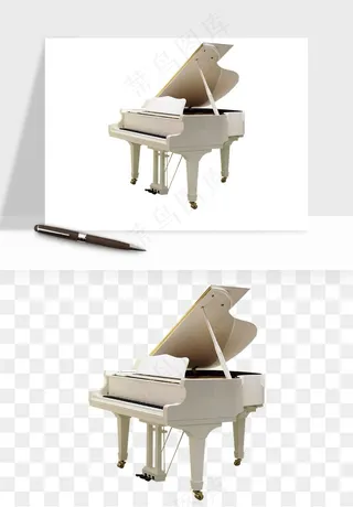钢琴乐器琴键png免抠