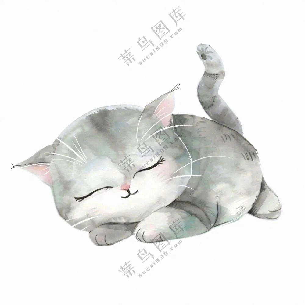 萌宠宠物卡通小猫可爱免抠