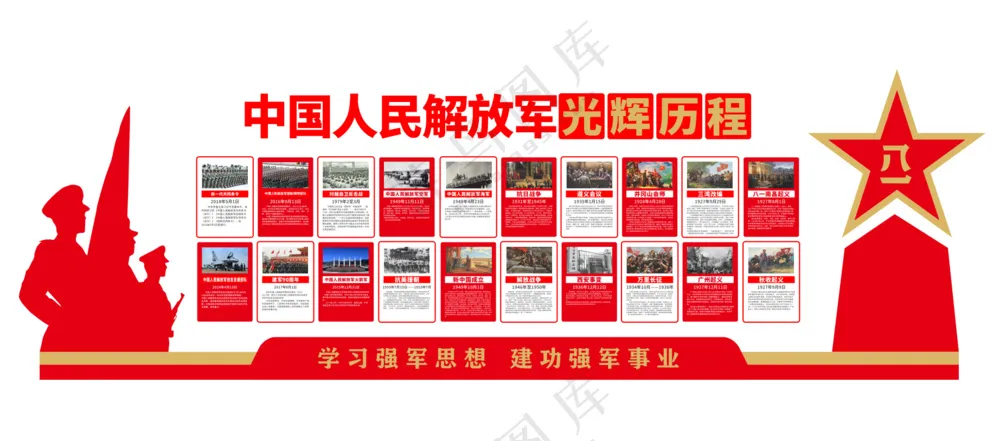 矢量解放军光辉历程