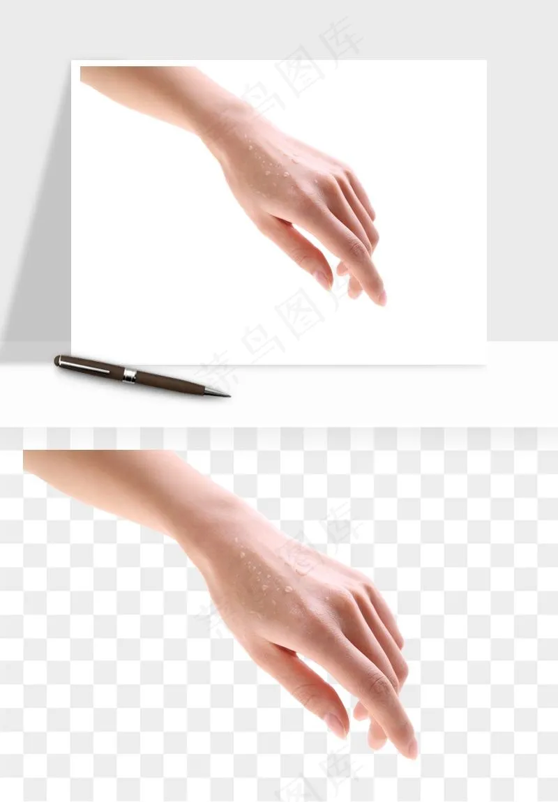 手势手部动作手指png免抠