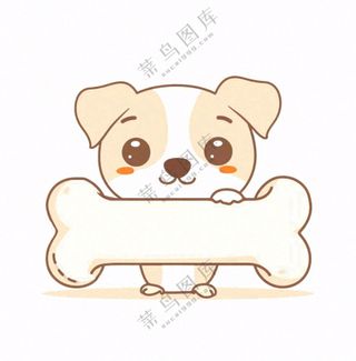 萌宠宠物小狗招牌牌匾边框免抠