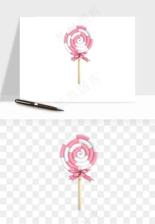 棒棒糖圈圈糖png免抠