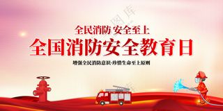 消防安全公益展板