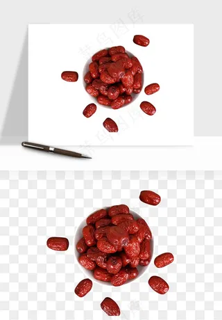 红枣大枣png免抠