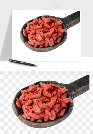 枸杞养生中药png免抠