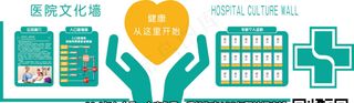 智慧熊_医院文化墙_07