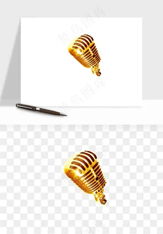 话筒直播麦克风png免抠