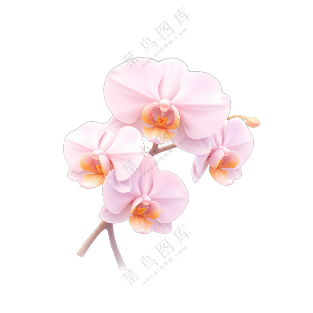 粉色兰花绽放美丽