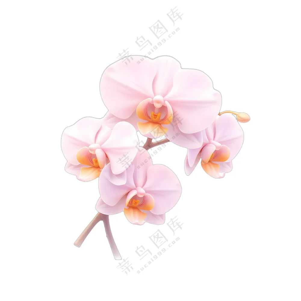 粉色兰花绽放美丽