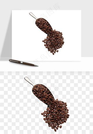 咖啡豆png免抠