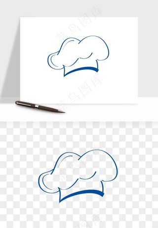 卡通厨师帽子png免抠