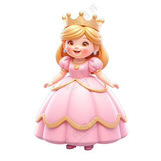 公主的优雅姿态展现美丽风采