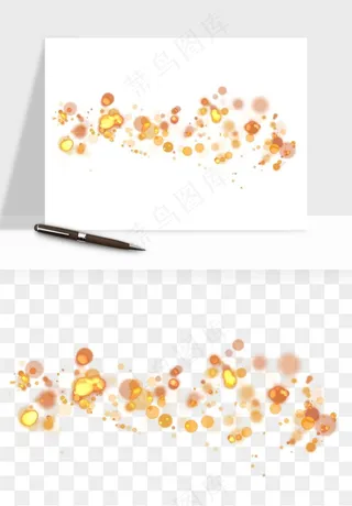 彩色光斑梦幻光点png免抠