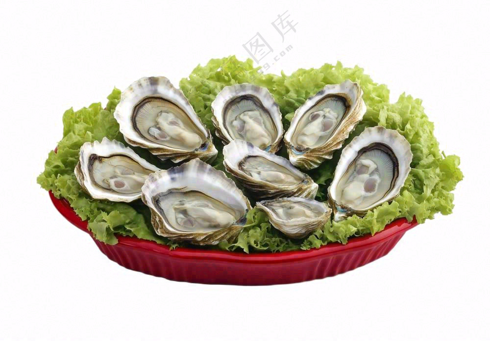时蔬生蚝海鲜摄影图免抠