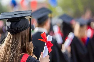 学生毕业季考试青春插画背景