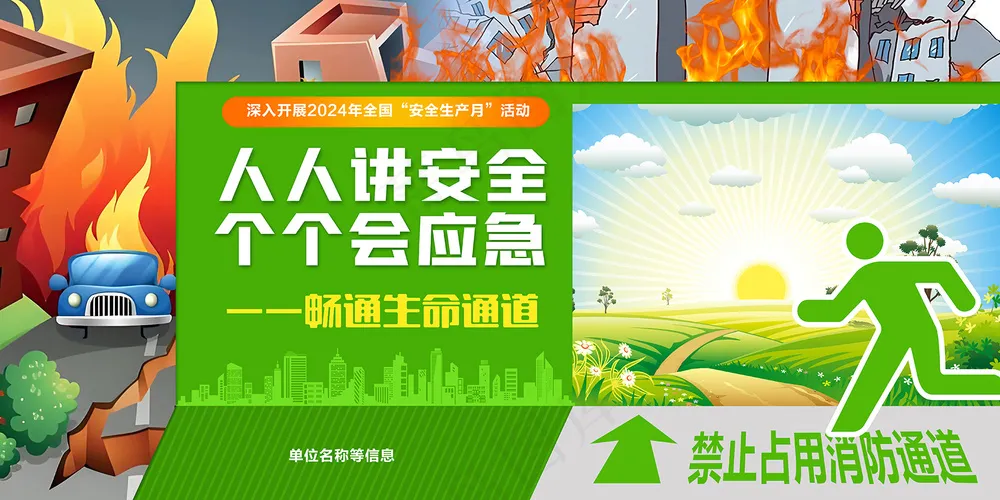 第23个全国安全生产月展板
