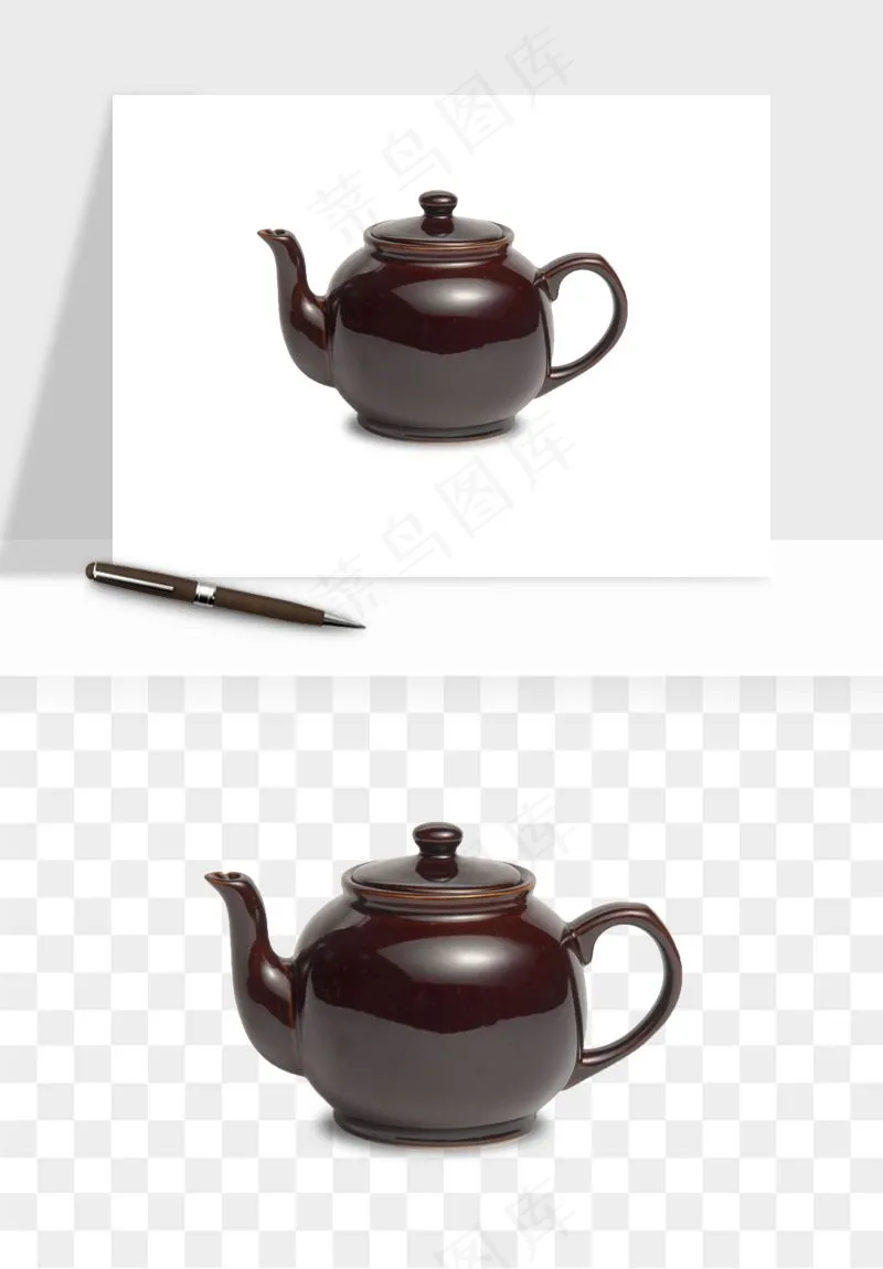 中国风茶壶茶几png免抠图