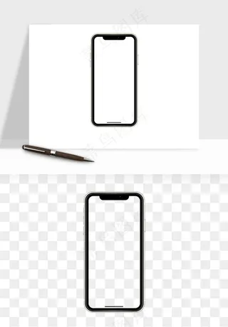 手机样机边框元素png免抠