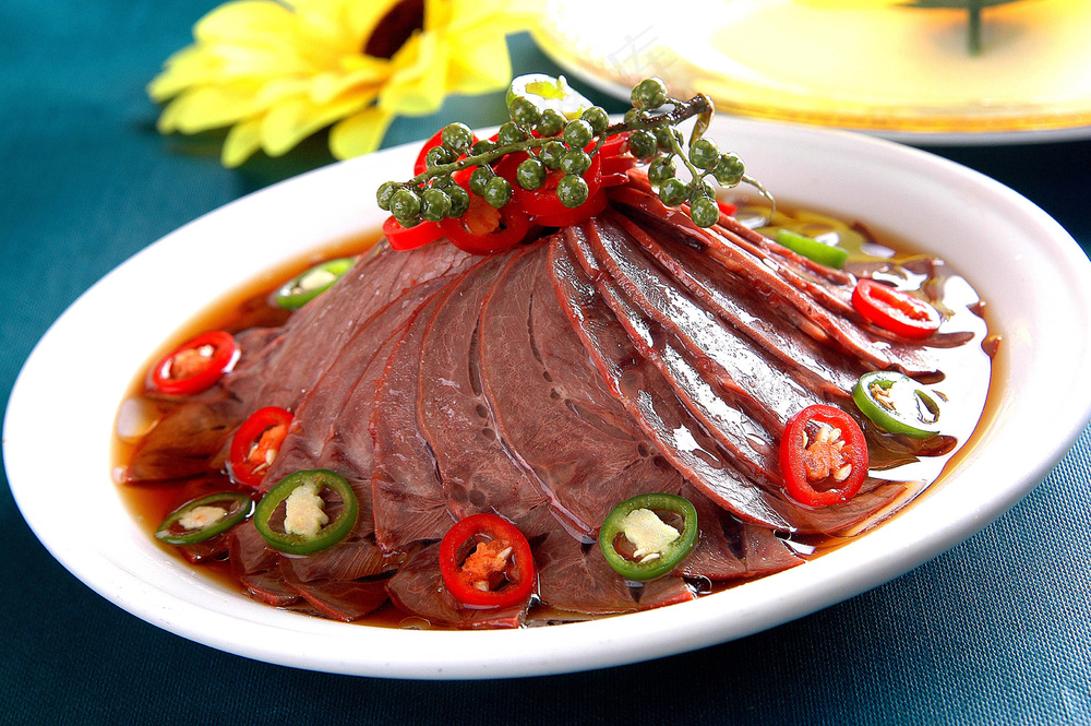 捞汁牛肉.