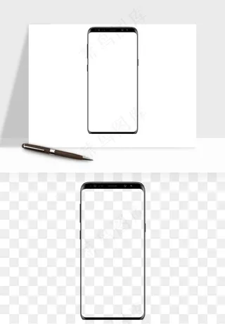 手机样机边框元素png免抠