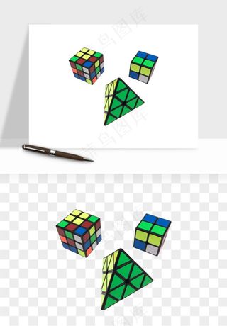 游戏魔方玩具png免抠