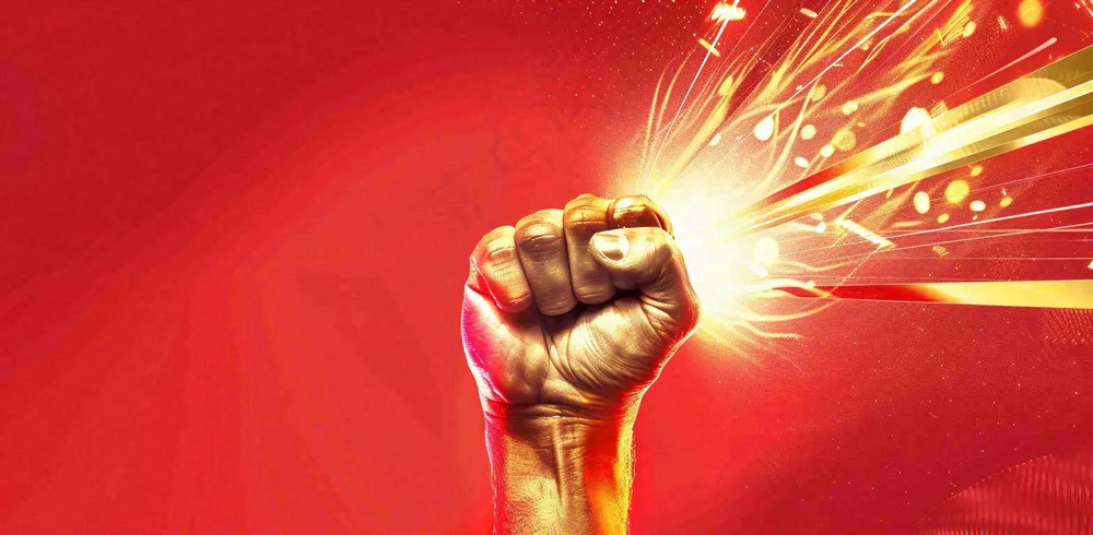 红色大气战报荣誉榜背景