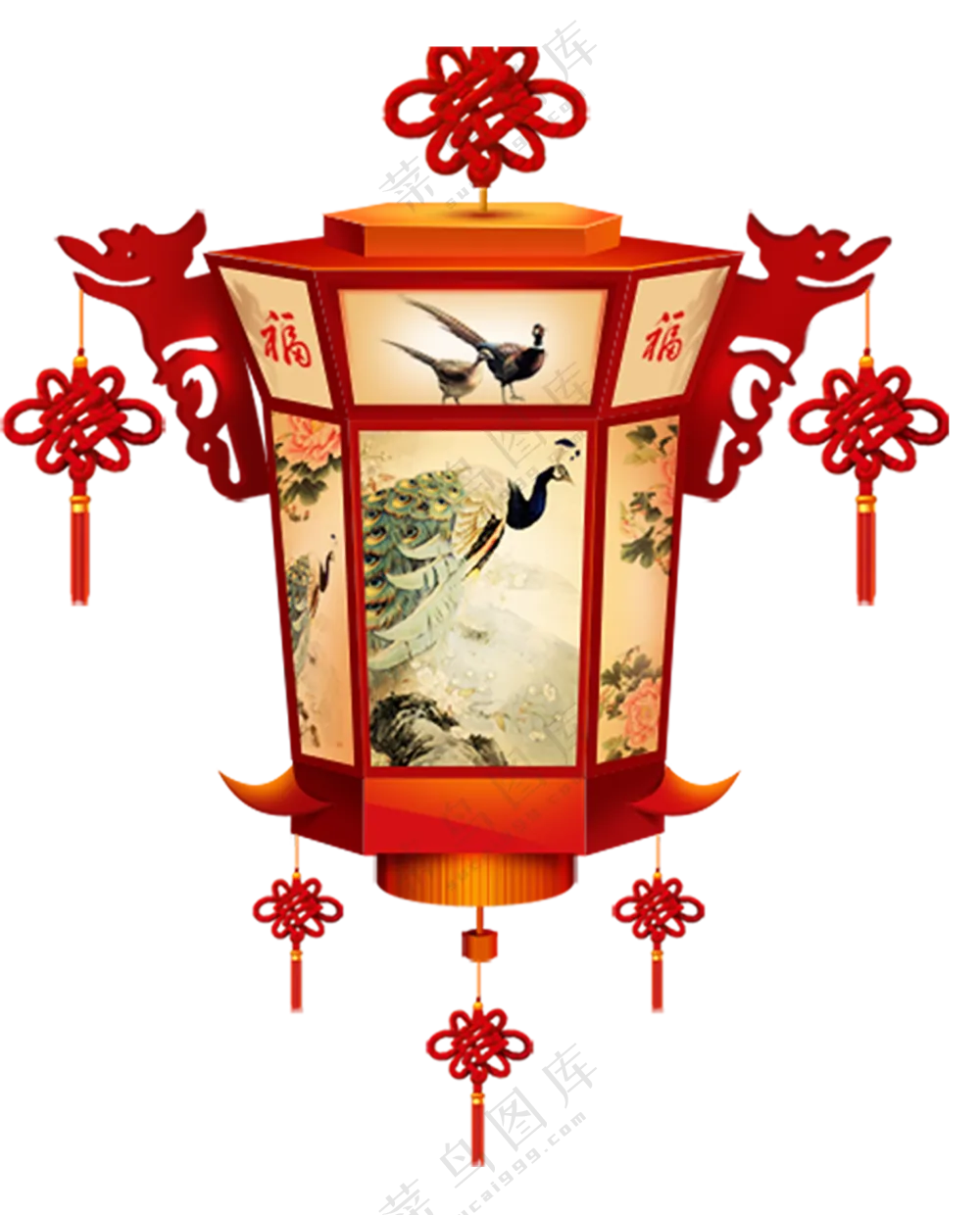 中国结手绘灯笼