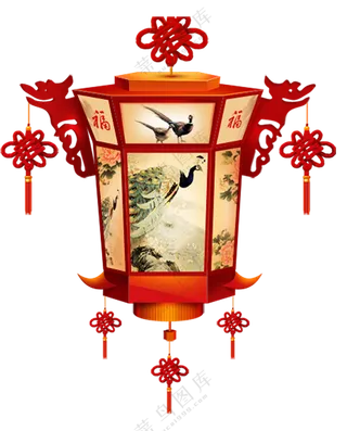 中国结手绘灯笼