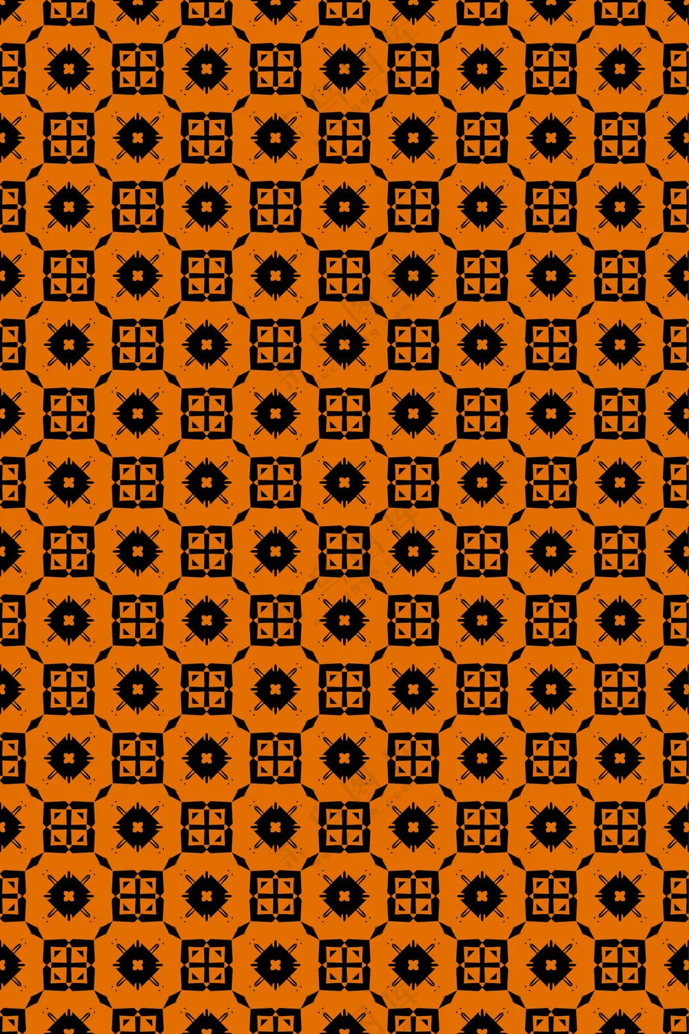 大牌风无缝复古花纹设计