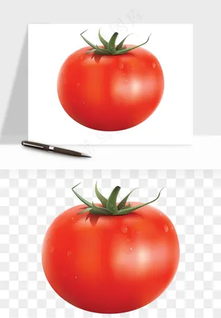 西红柿番茄圣女果png免抠