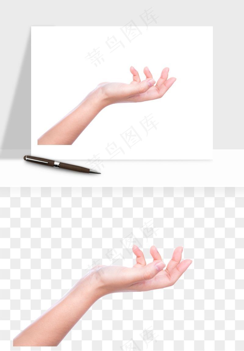 手势手部动作手指png免抠