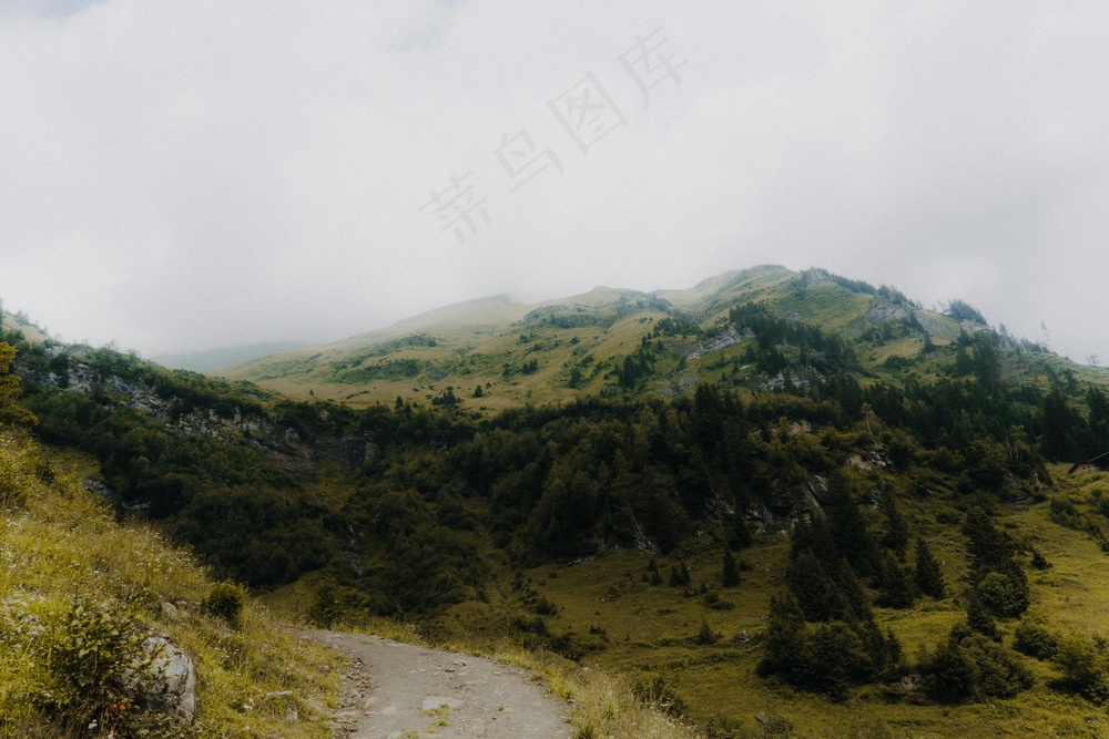 静谧山峦：复古色彩的自然风光