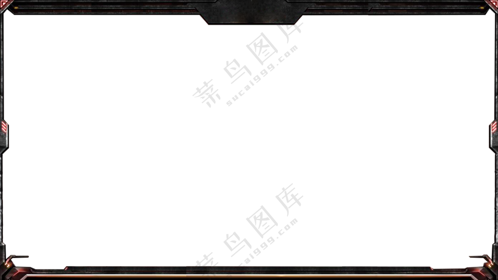 科技边框、游戏边框、边框、科技元素、视频边框、