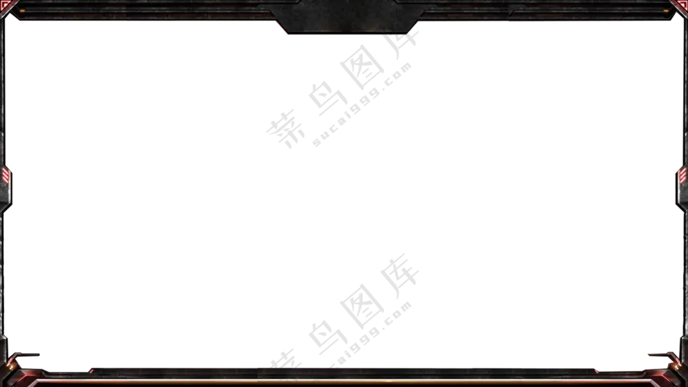 科技边框、游戏边框、边框、科技元素、视频边框、