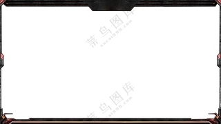 科技边框、游戏边框、边框、科技元素、视频边框、