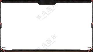 科技边框、游戏边框、边框、科技元素、视频边框、