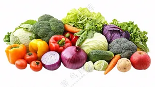新鲜蔬菜生鲜摄影免抠